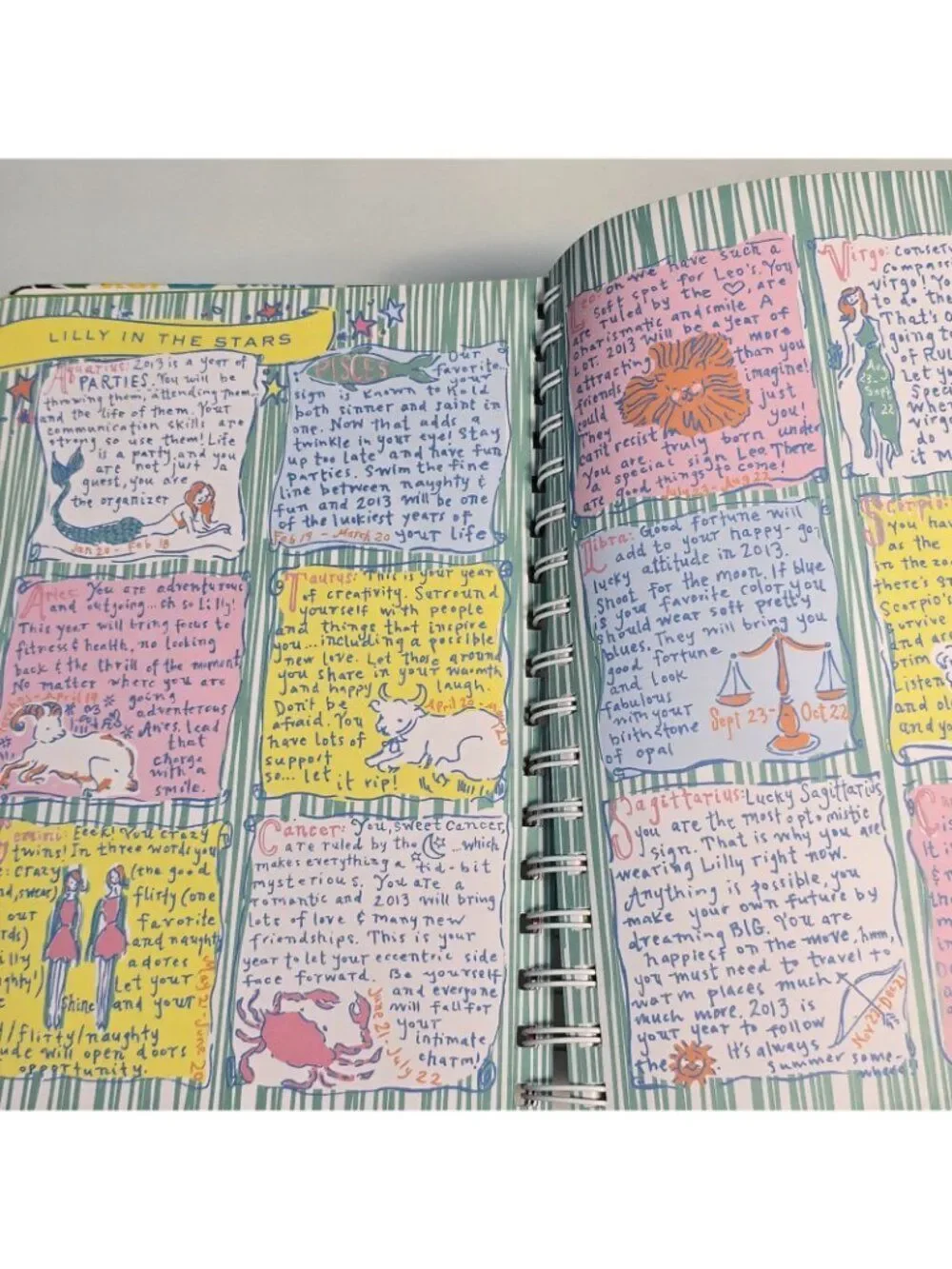 Lilly Pulitzer Planner Chiquita Bonita  Agenda August 2013 December 2014 FLAWS